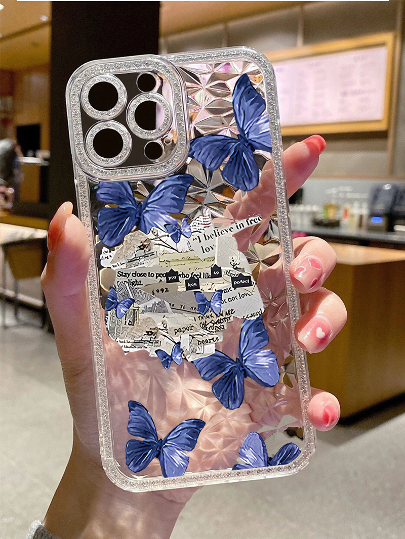 tz2629 butterflies pattern print transparent silicone Temu Canada