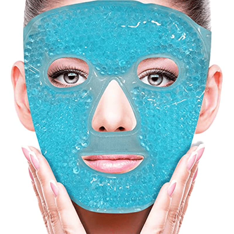 Soins De La Peau Avec Un Masque Pour Les Yeux Froid: Réduire Les Poches,  Masseur Facial - Temu Belgium