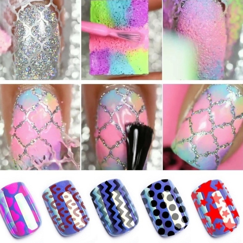 Laser Temporary Tattoo Paper - Transfer Cosplay Nail Art 2 x A4 Sets