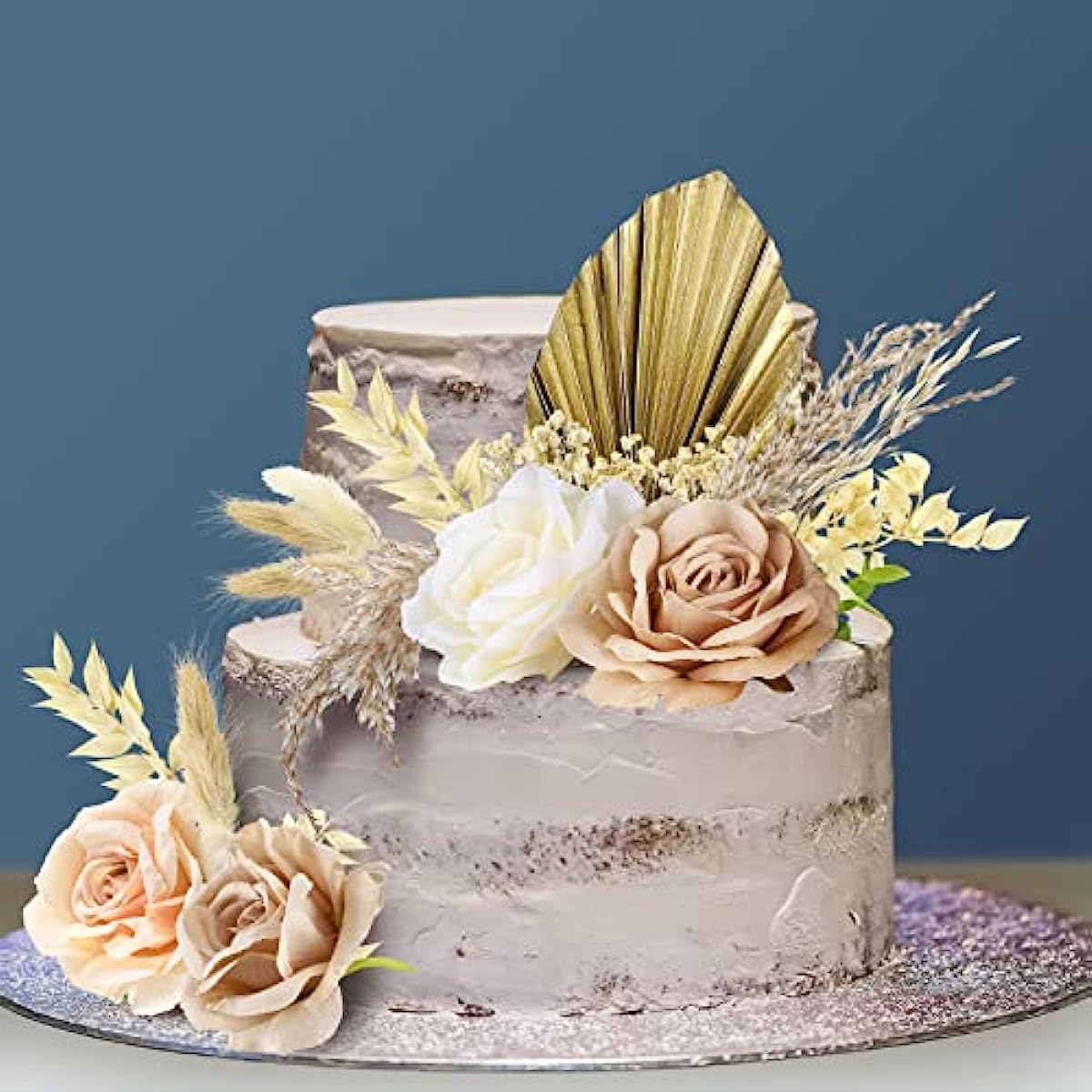 10/20 Décoration de gâteau boule rose or rose fleurs séchées DIY Décoration  de gâteau d'anniversaire -  Canada