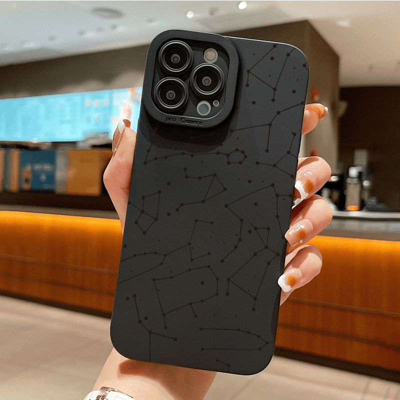 

Irregular Black Dot Line Segment Connection For Iphone 14 13 12 11 Xs Xr X 7 Mini Plus Pro Max