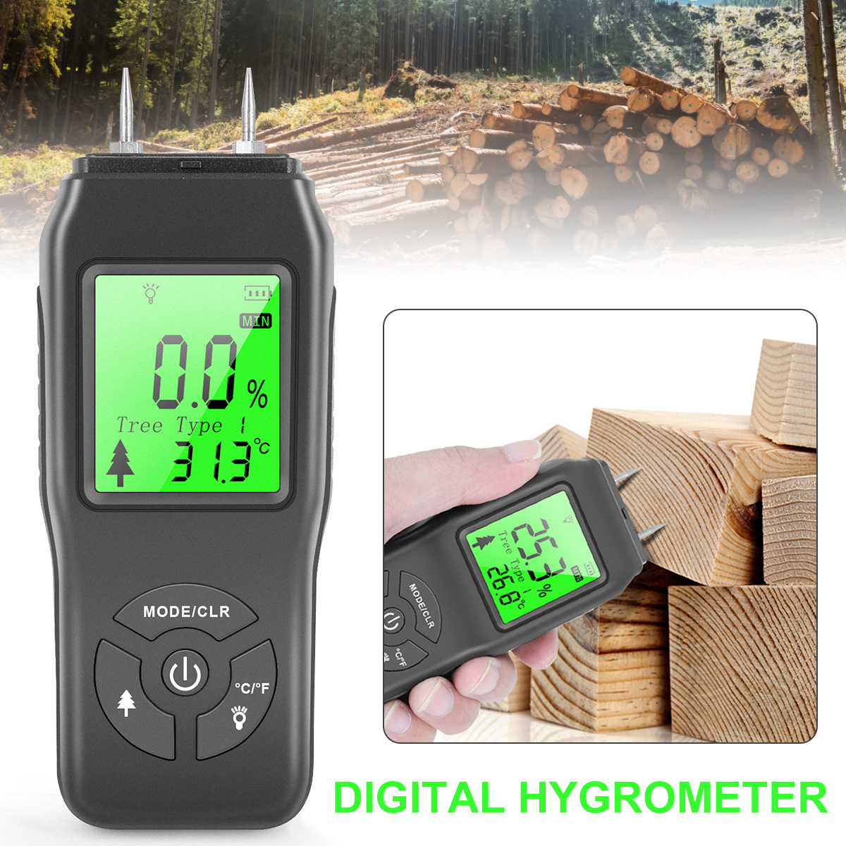 Accurately Measure Moisture Levels In Wood Firewood With - Temu