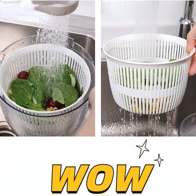 Salad Spinner And Vegetable Washer Dryer - Efficient Kitchen Tools For  Fruits And Vegetables - Temu