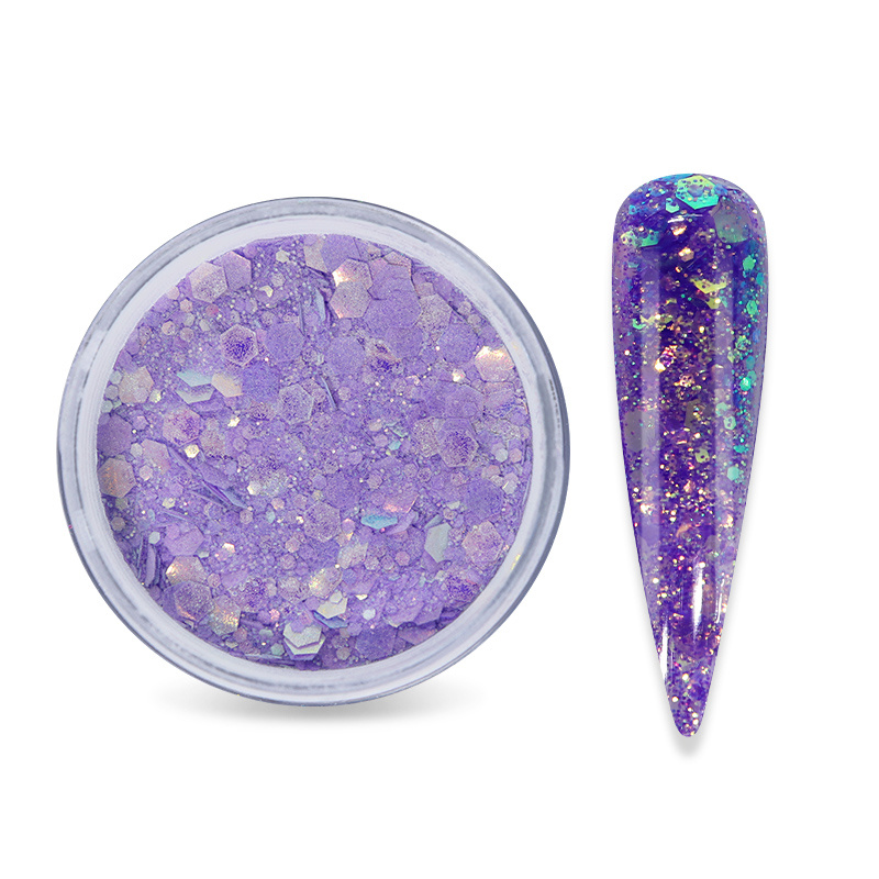 Metallic Multicolor Glitter//mermaid Wishes//purple Blue Chunky  Mix//solvent Resistant//tumbler Glitter//nail Art Glitter//bulk Glitter 