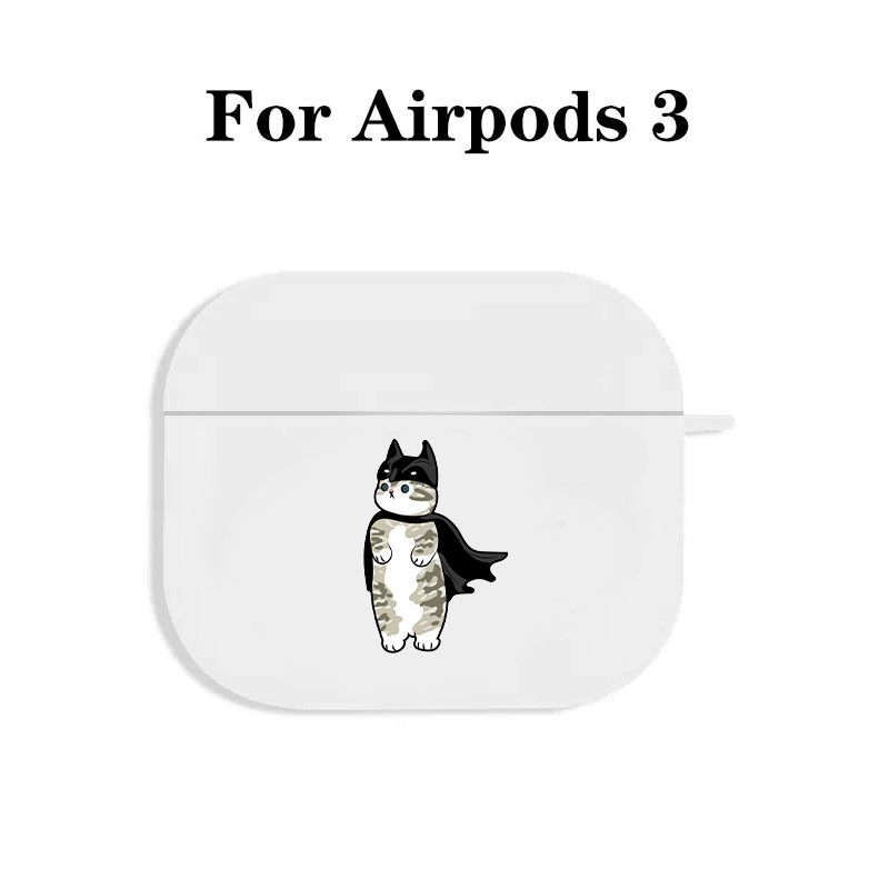 Cute Cat Printed Earphone Protective Case, Silicone Earphone Case For  1/2/3, Pro 1/2/3 - Temu Austria