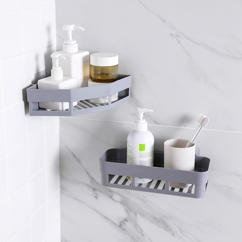 No Drilling Bathroom Shower Shelf - Shower Storage Organizer with 1 Soap  Holder Shower Caddy for 18mm-25mm of Shower Rail for Shampoo Soap  Conditioner Body Wash etc. (White)