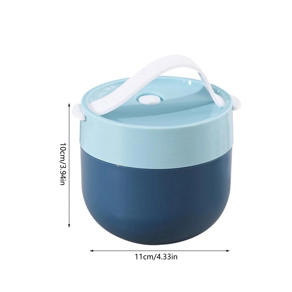 Blue/ Hot Insulated Water Cup, Soup Can, Portable Food Container, With  Stainless Steel Folding Spoon, Leak Proof,, Suitable For Adults And Children,  Work And Travel - Temu