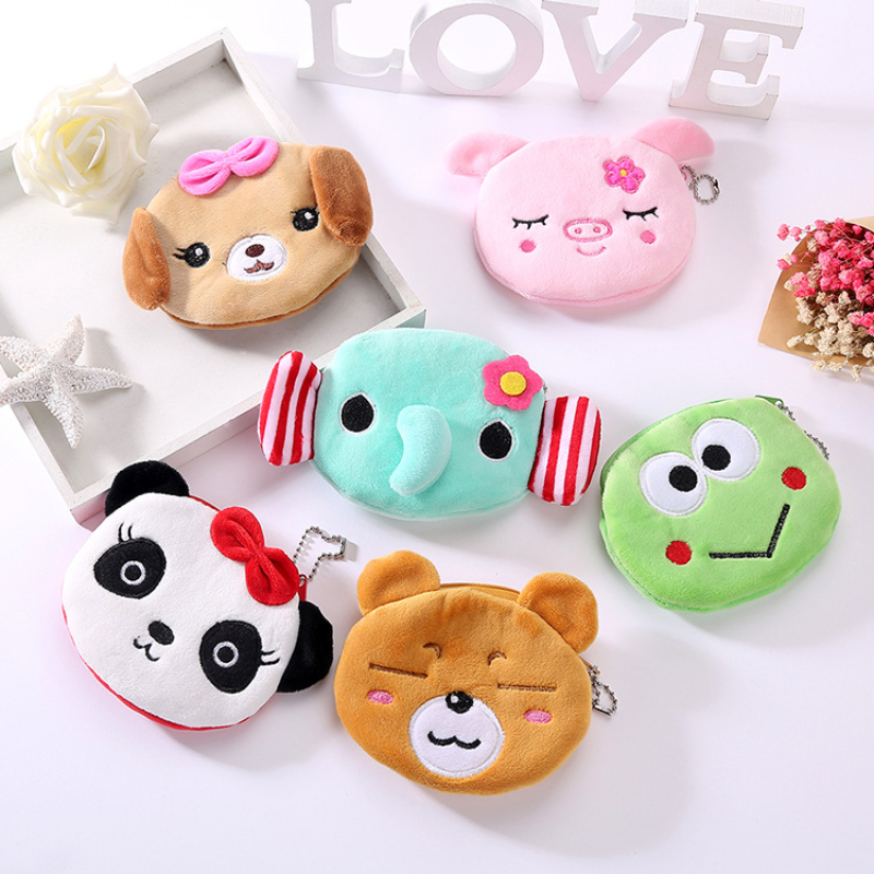 2022 New Style Big Eye Owl Creative Mini Coin Purse Keychain Student Young  Girl Small School Bag Fashion Accessories Trendy