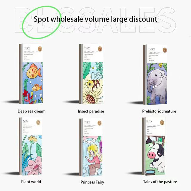  Pocket Watercolor Painting Book, Cartoon Theme Pocket Watercolor  Book for Kids and Adults (Deep Sea) : Toys & Games