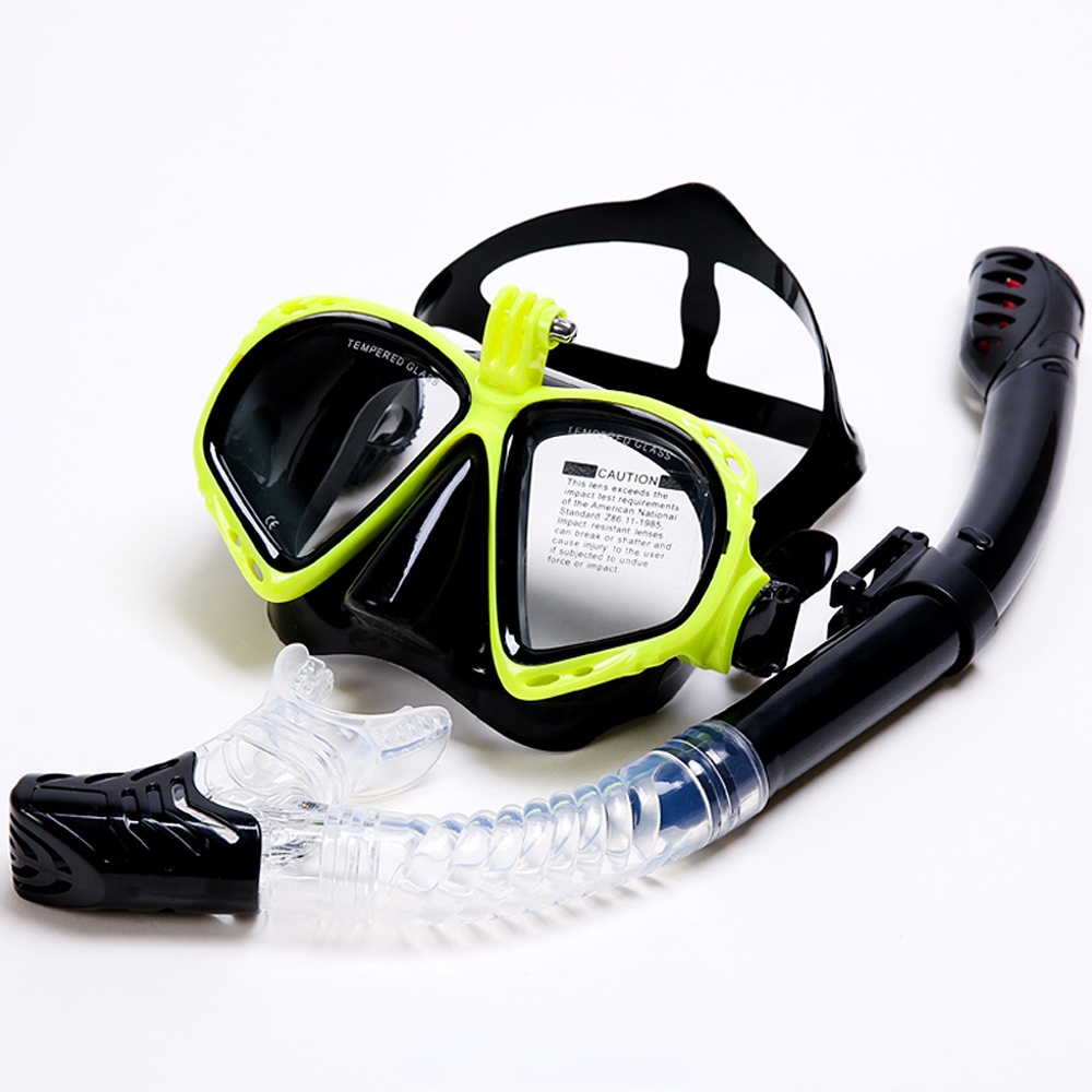 Masque de plongée anti-buée Ensemble de plongée avec masque et tuba