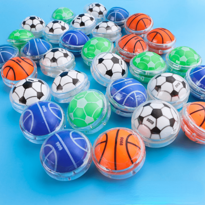 34 bolas giratorias de fútbol para niños, bolas de estrés de fútbol para  adolescentes y adultos, regalos de fiesta de fútbol, bolsas de regalo