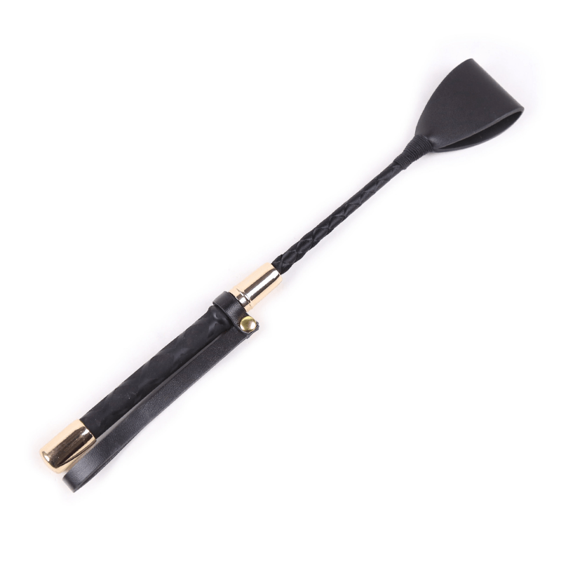 45CM Long Leather Flogger SM Horse Whip Riding Crop Tool Fetish Adult Games  – ToyChik