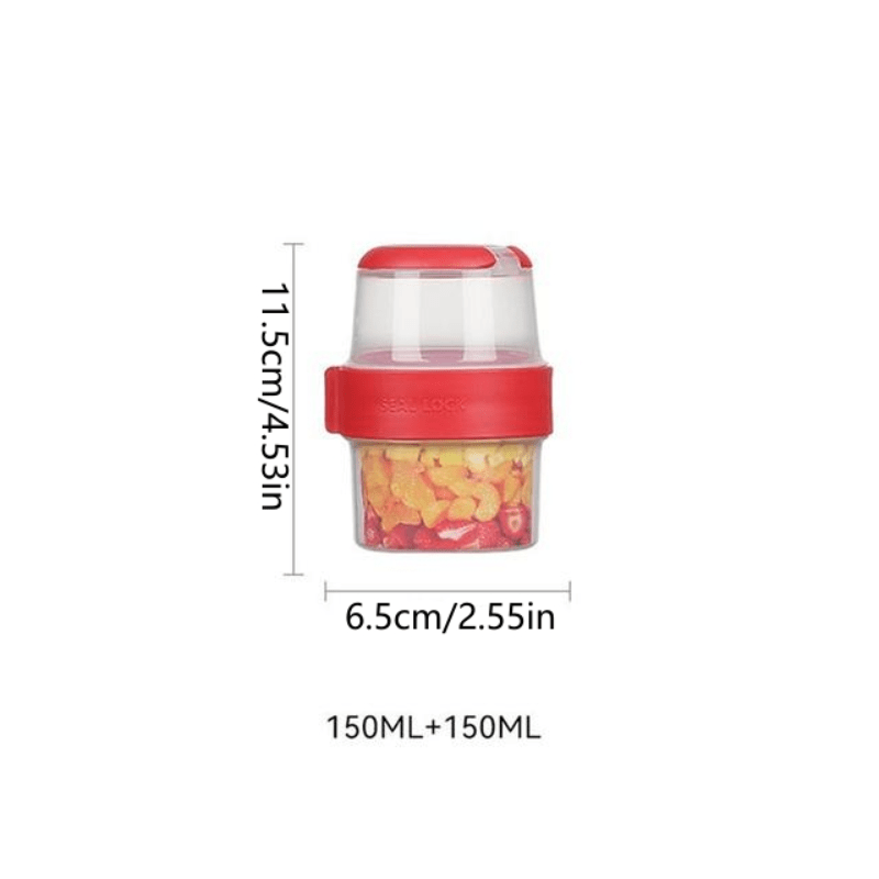 1Pcs 150ML PP Kitchen Sealing Box Snack Container Portable Food