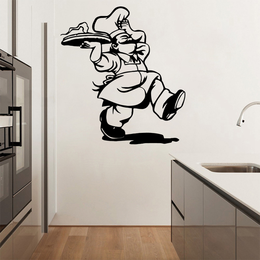  Grande de Vinilo calcomanía decorativo para pared Cocina Cita  Chef Restaurante pegatinas de mural (ig3705) : Herramientas y Mejoras del  Hogar
