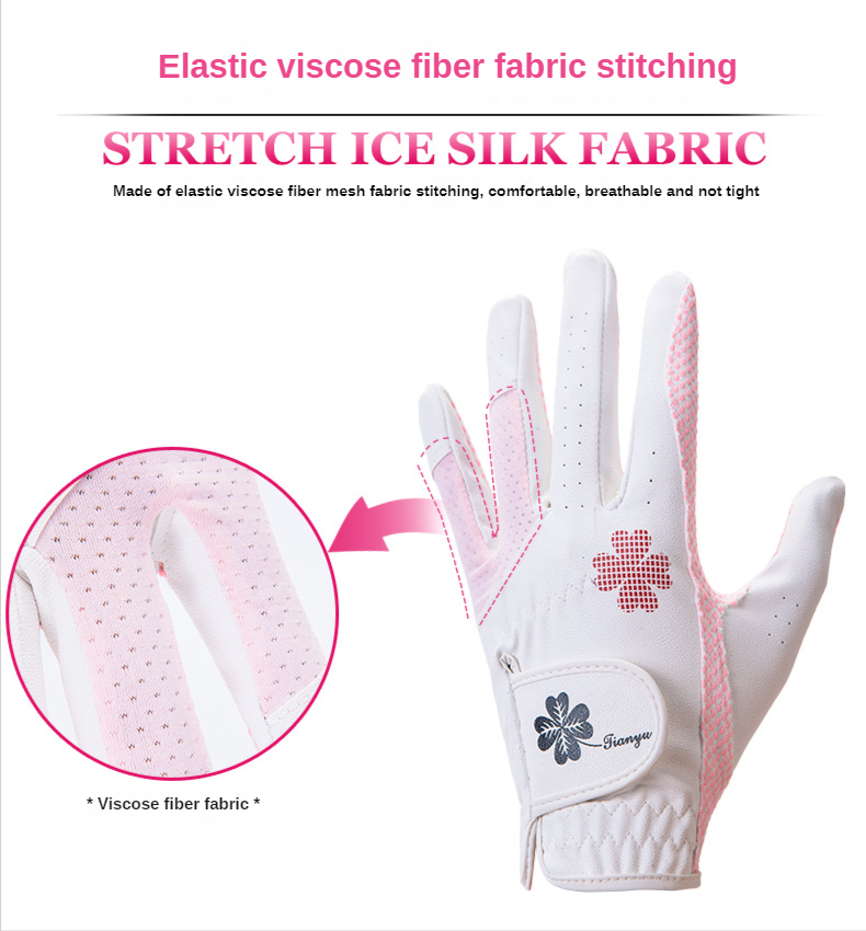 Gants De Golf Pour Femmes En Tissu De Soie De Glace Avec - Temu France