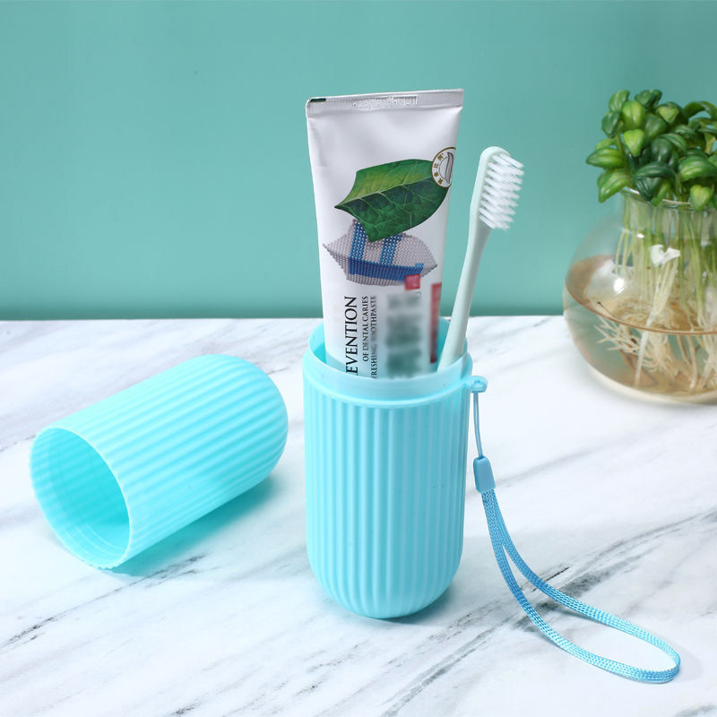Estuche portátil para cepillos de dientes de viaje, 3 en 1, estuche de  viaje para pasta de dientes, contenedor de plástico duro, caja de