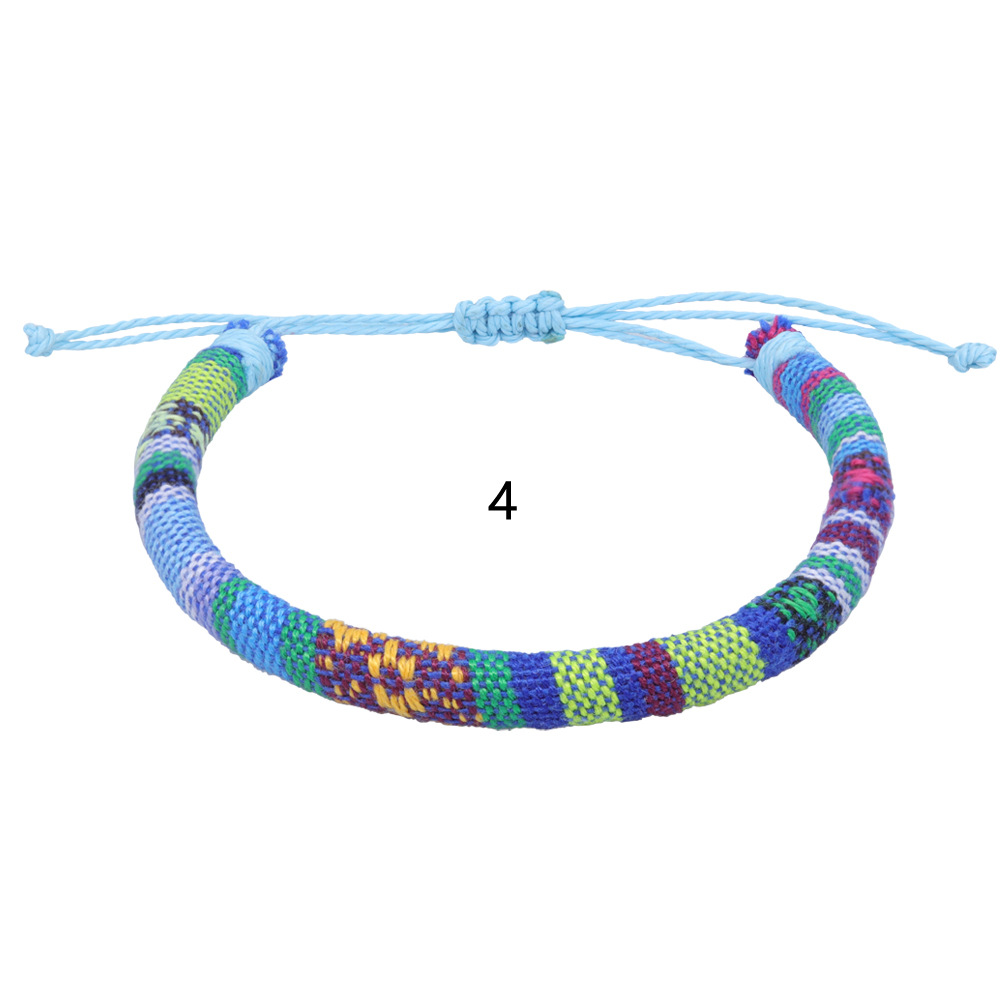 Bohemian Rope Handwoven Braided Bracelet Ethnic Bangle