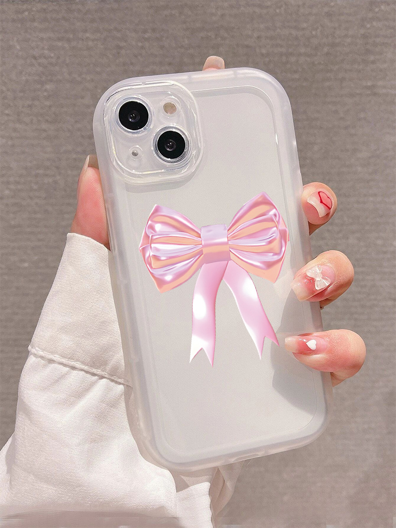 Bow Clear Soft Silicone Phone Case Temu