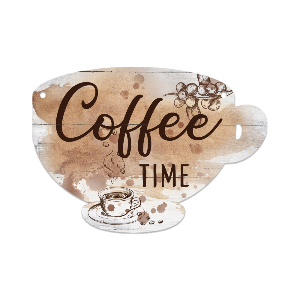 TEMU 2D Plat Putuo Décor 1pièce Signe Plaque, Rustique Bois Suspendu Signe pour Café Cuisine Décoration Art Mural Plaque, Cadeau pour Anniversaires,