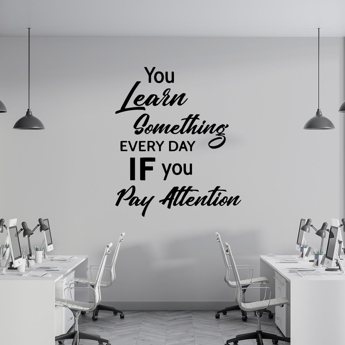 Office Room Wall Sticker Encourages Theme Wall Art Self - Temu