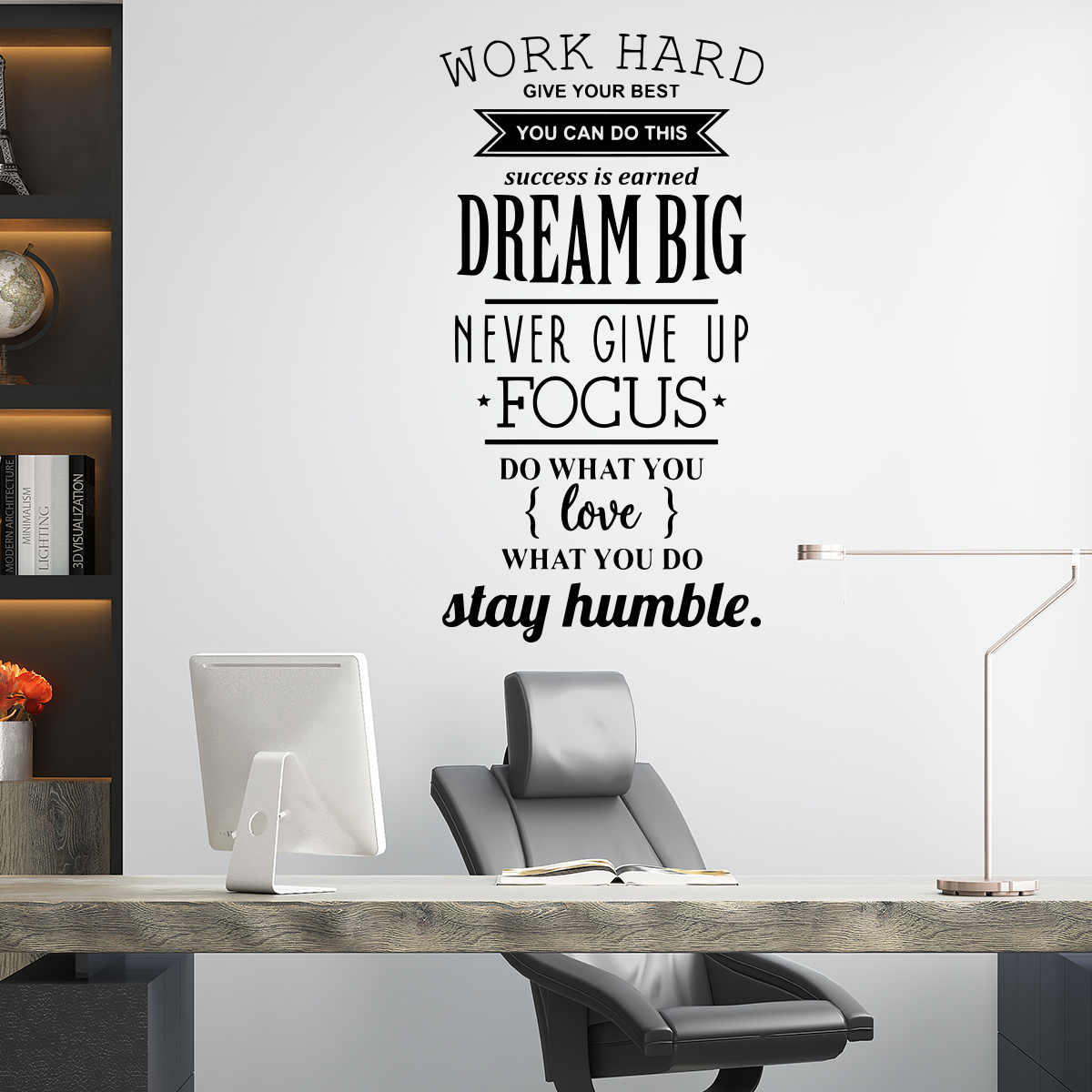 Humble 3D Office Wall Decor