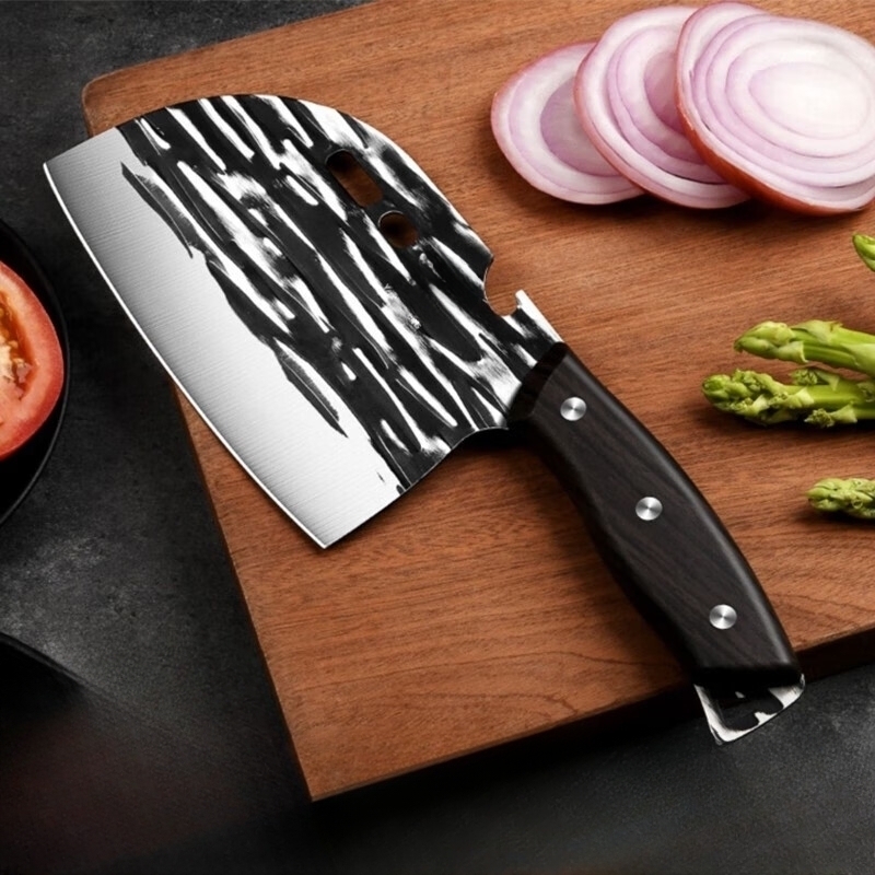 Professional Stainless Steel Meat Cleaver Knife Thicken - Temu
