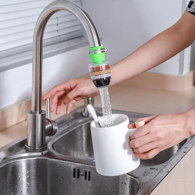 1pc multi layer faucet filter household water purifier universal water filter for kitchen details 1