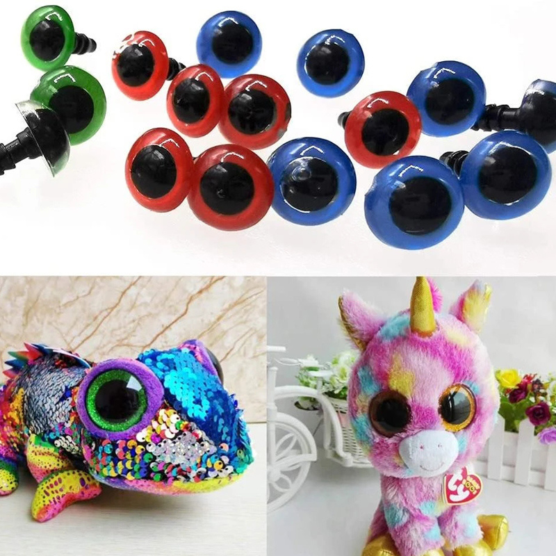 560pcs 17.4cm/6.85in Plastic Safety Eyes And Nose With Washers For