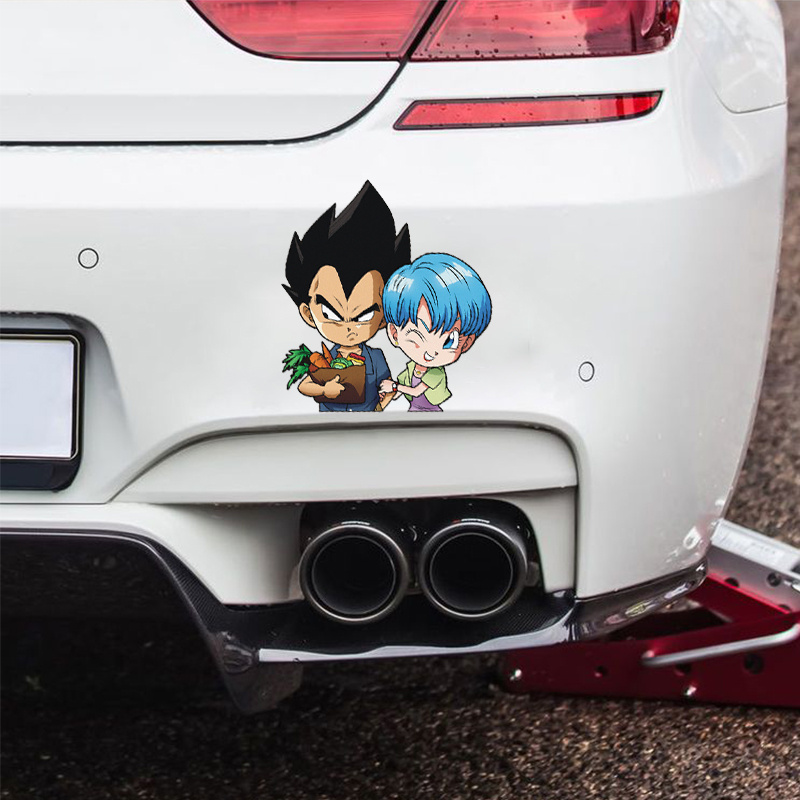 Chibi Goku Dragon Ball Z Cartoon Car Bumper Sticker Decal- 3'' or 5