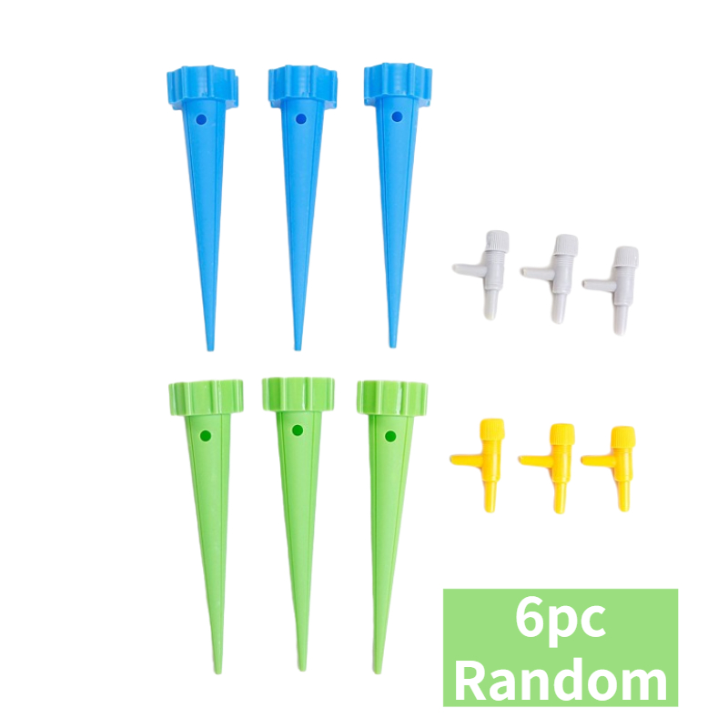 3 6pcs Automatic Drip Irrigation System Self Watering Spike Flower