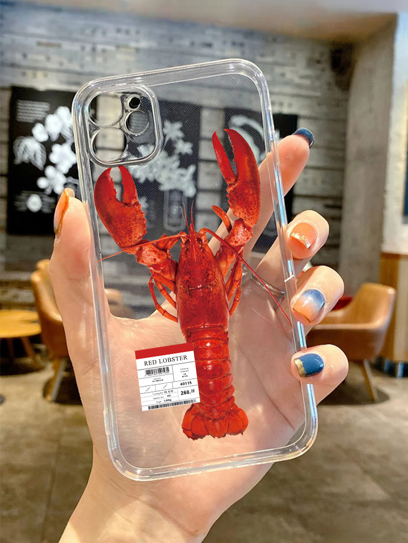 Lobster Printed Phone Case For IPhone 15 11 14 13 12 Pro Max XR XS 7 Plus