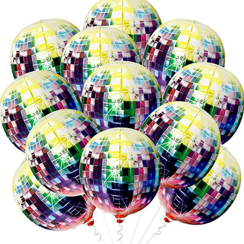 Disco Ball Balloons Huge Golden Exploding Stars Foil - Temu