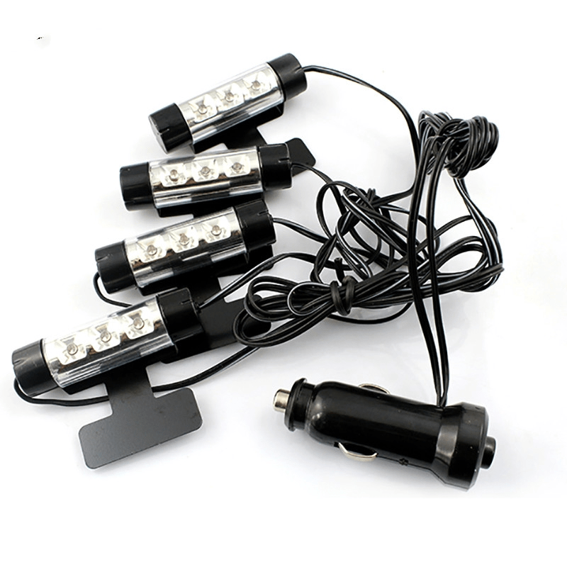 1set Luce Ambientale Auto Contiene 4 Lampade Accendisigari - Temu Italy