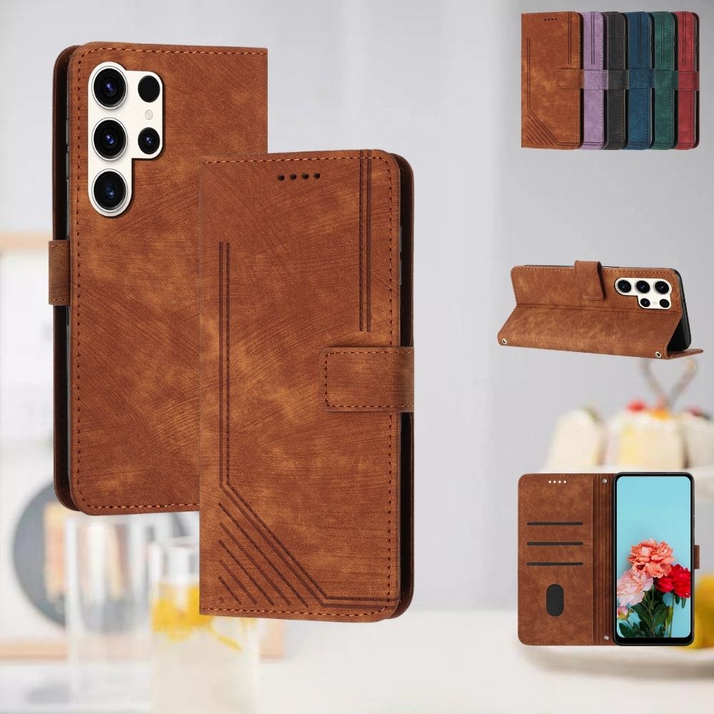 Smartphone Flip Cases Wallet Case for Samsung Galaxy S9 Plus/S9+, Vintage  PU Leather Phone Case Magnetic Flip Folio Leather Case Credit Card Holder  Kickstand Shockproof Case Compatible with Galaxy S9+ : 