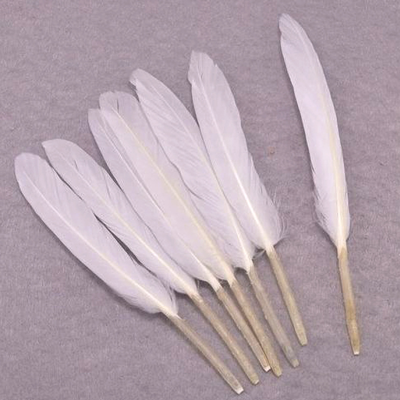 Natural White Goose Feather Crafts Diy Plume Jewelry Making - Temu