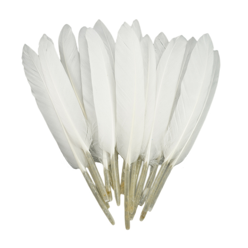 Natural White Goose Feather Crafts Diy Plume Jewelry Making - Temu