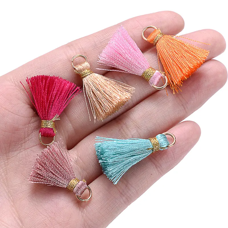Mini Tassel Pendants Multicolor Tassels For Jewelry Diy - Temu