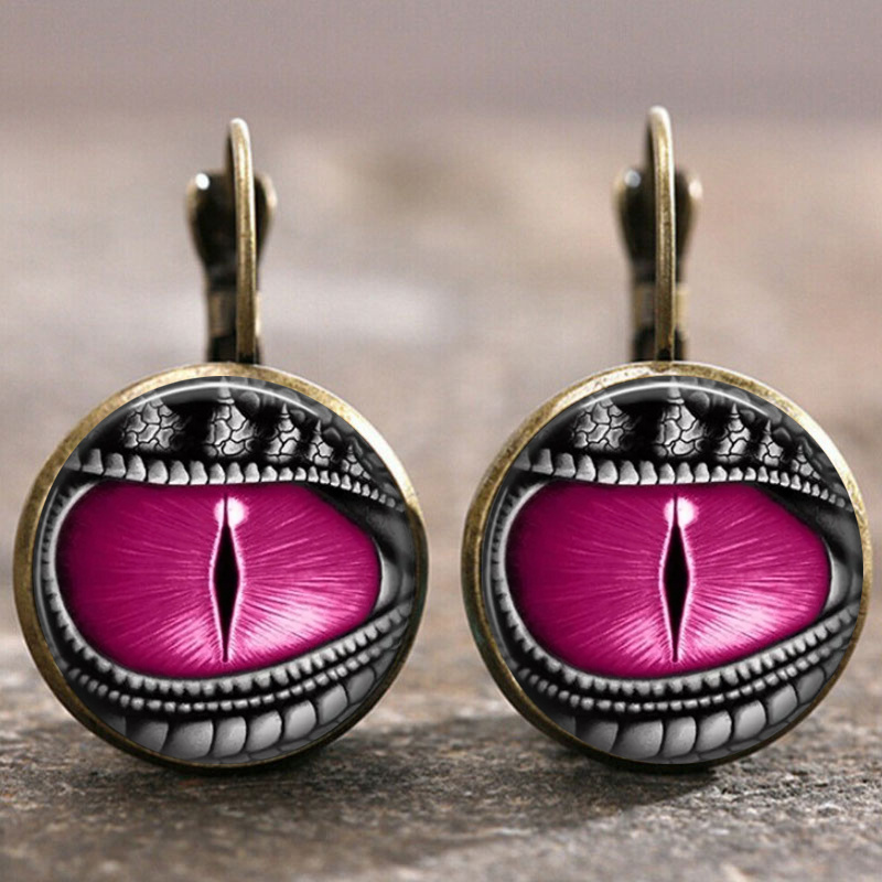 Dragon deals eye earrings