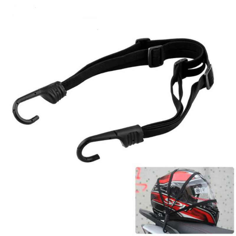 Universal 23.62inch Motorcycle Luggage Strap Moto Helmet Gear Fixed Elastic  Buckle Rope High Strength Stretchable Protection