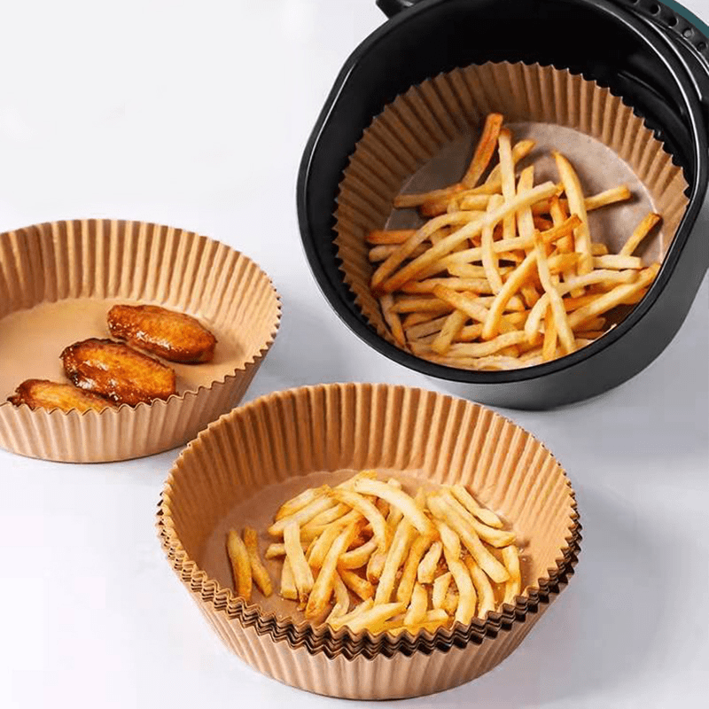 50 100pcs Disposable Air Fryer Liners 6 3 Round Paper Liner For