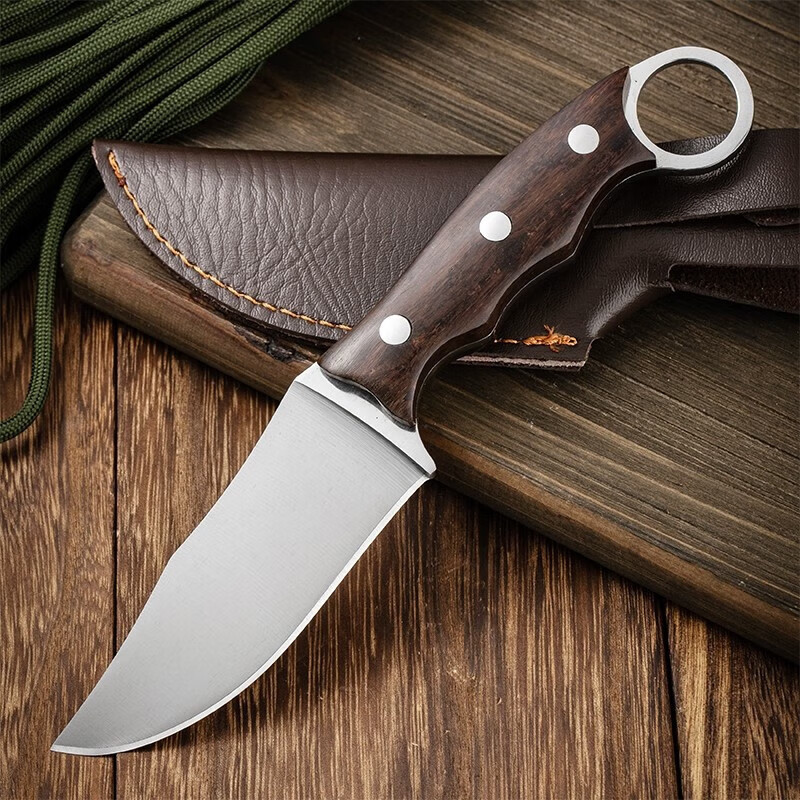 Versatile Stainless Steel Knife With Sheath Ideal - Temu