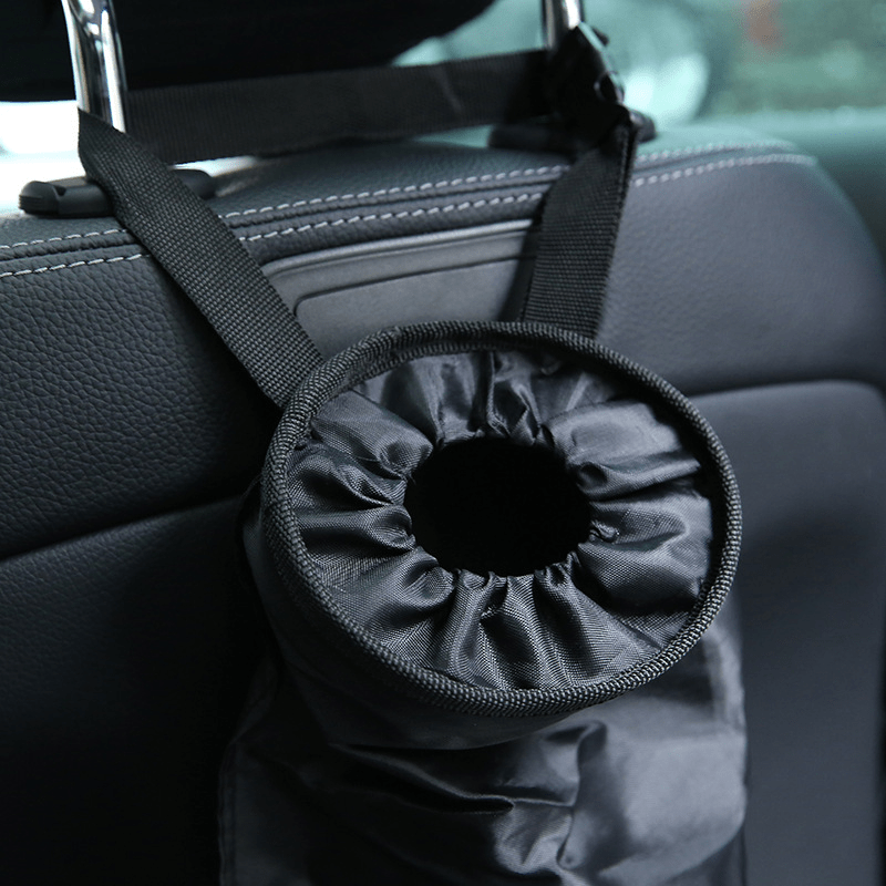 Car Trash Can Oxford Fabric Car Trash Bag Foldable - Temu