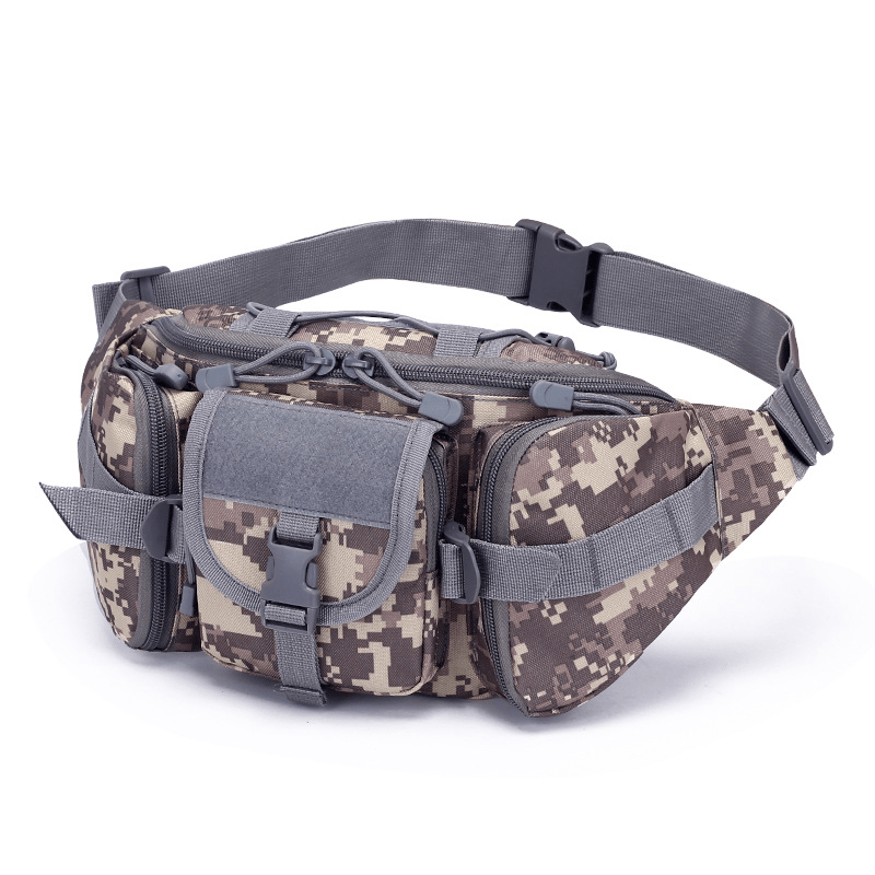 Tactical Fanny Pack Military Waist Bag Pack Hip Bum EDC Bag with Adjustable  Strap for Camping Hiking Hunting