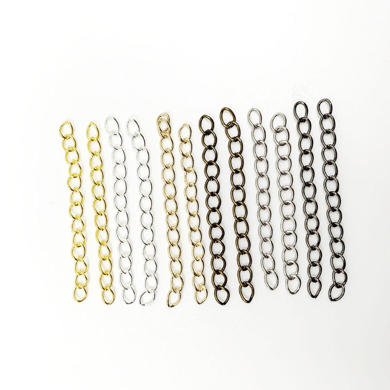 5 Pack Necklace Chains Bulk for Jewelry Making, Bulk Necklace