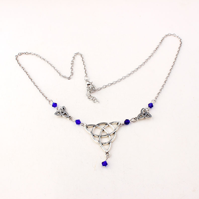 Gothic Irish Knot Head Piece Crystal Magic Wizard Rune Symbol Hair Accessory
