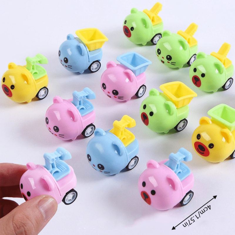 15pcs Mini Tirar Juegos Coches Animales Juguetes Regalos - Temu Mexico