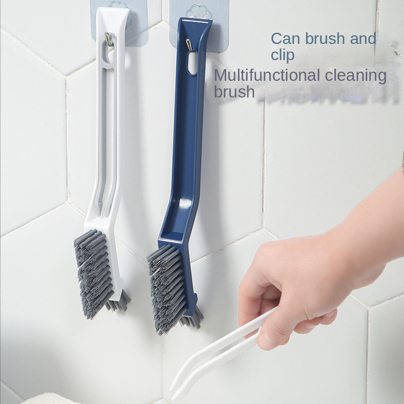 1pc PP Crevice Cleaning Brush, Simple Solid Color Multi-purpose Crevice  Brush For Home