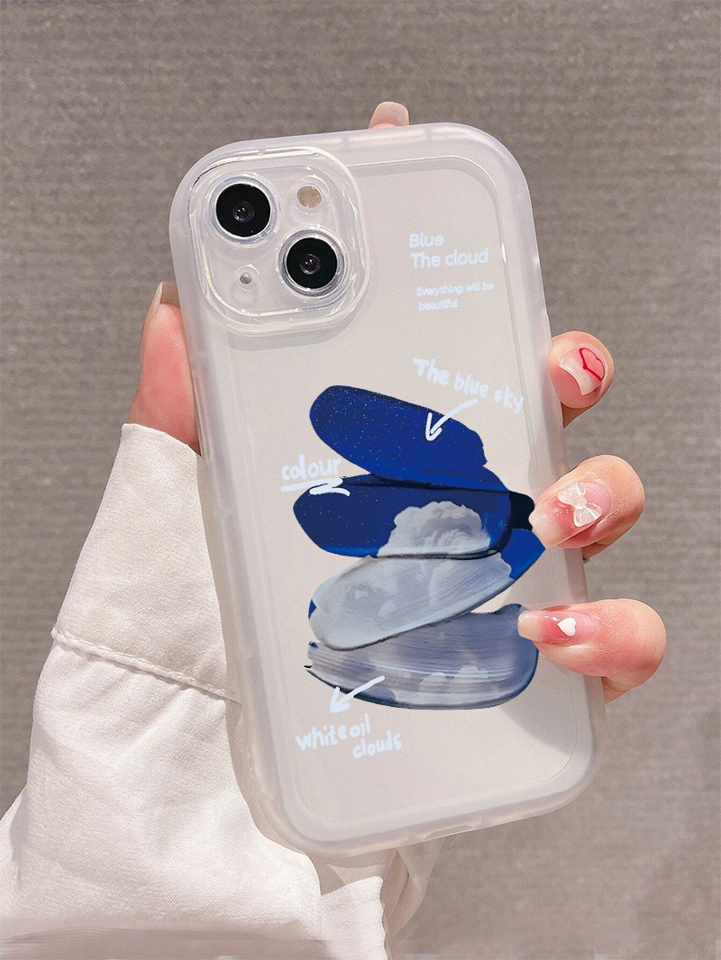 V Sign Pattern Design Protective Mobile Phone Case For Iphone 14 13 12 11  Xs Xr X 7 Mini Plus Pro Max - Temu