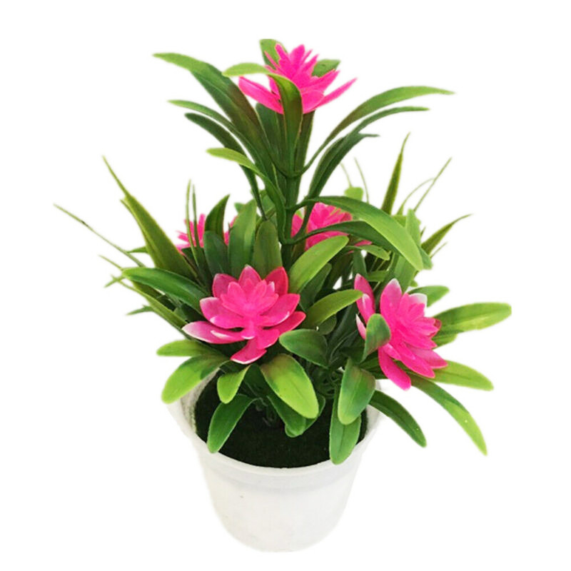 Fake Lotus Flower Green Leaves artificial Small Plant - Temu