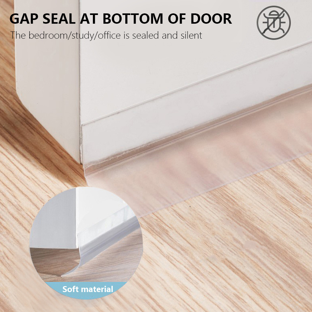 5M Adhesive Silicone Strip Door Window Seal Sound Insulation Weatherstrip